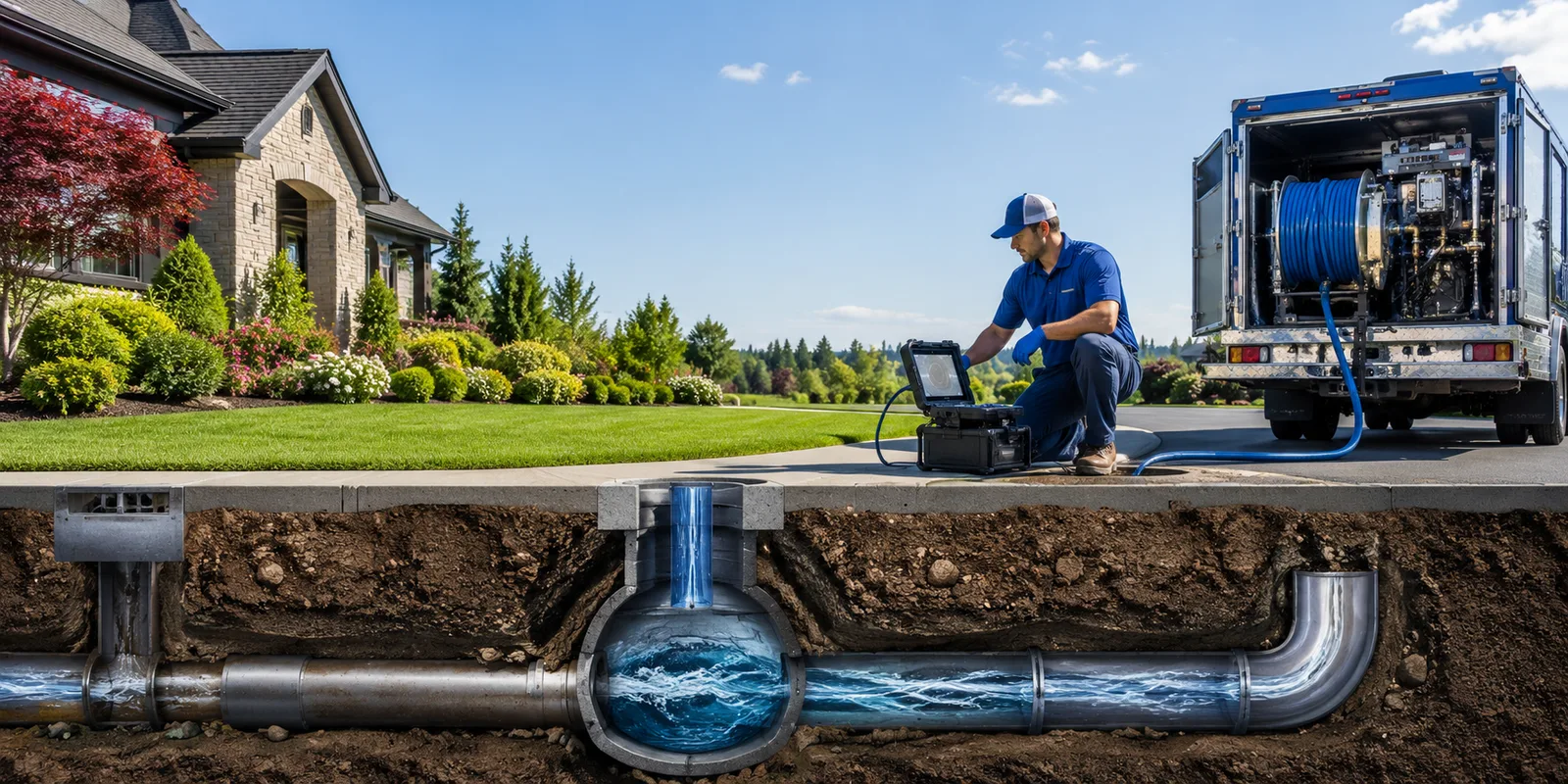 Drainage restoration information for May, OK